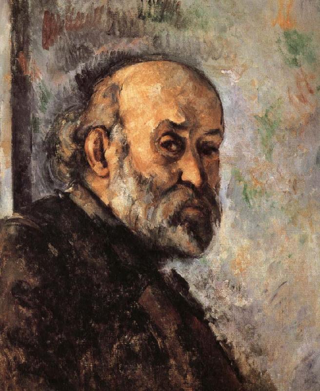 Paul Cezanne hat man oil painting picture